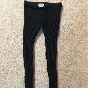 Cable knit tights